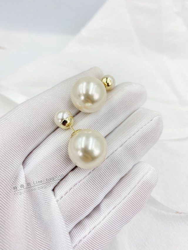 Dior飾品 迪奧經典熱銷款經典大小珠耳釘  zgd1096